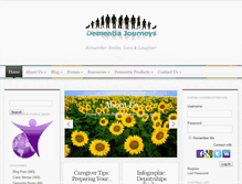 Tablet Screenshot of dementiajourneys.com